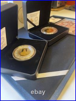 Canada 2021+2022 Masters Club 2oz Silver Toonies & $2 Silver Piedfort Set