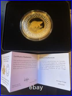 Canada 2021+2022 Masters Club 2oz Silver Toonies & $2 Silver Piedfort Set