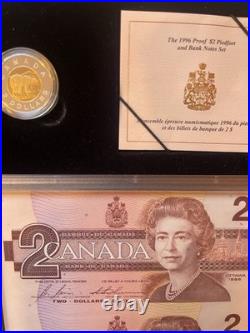 Canada 2021+2022 Masters Club 2oz Silver Toonies & $2 Silver Piedfort Set
