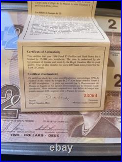 Canada 2021+2022 Masters Club 2oz Silver Toonies & $2 Silver Piedfort Set