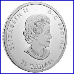 Canada 2021 25$ Bold Bison 1 oz Pure Silver Coin EHR Royal Canadian Mint