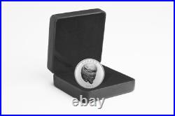 Canada 2021 25$ Bold Bison 1 oz Pure Silver Coin EHR Royal Canadian Mint