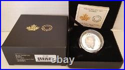 Canada 2021 $25 Bold Bison High Relief Fine Silver Coin With Case & Coa