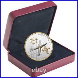 Canada 2021 $50 The Snowbirds A Canadian Legacy. 9999 Fine Silver Coin impaire