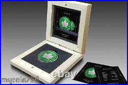 Canada 2021 $5 Maple Leaf SPACE GREEN 1 oz