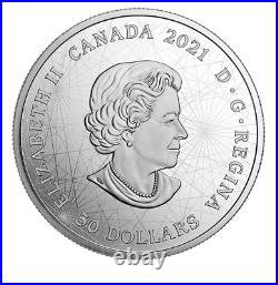 Canada 2021 5 oz Pure Silver Coin Lost Then Found Champlain and the Astrolabe