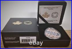 Canada 2022 $20 Traditional Ukrainian Pysanka Fine Silver Coin With Case & Coa