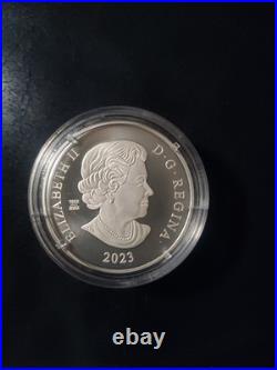 Canada 2023'St. Edward's Crown' Proof $20 Silver Coin 1oz with Coloured stones