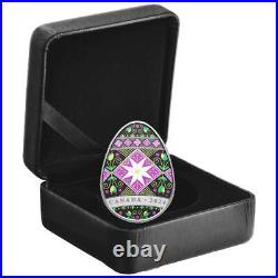 Canada 2024 $20 Pysanka Egg. 9999 Fine Silver Coin