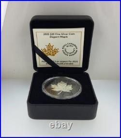 Canada 2025 $20 Fine Silver Coin Elegant Maple Canada 2025 $20 Fine Silver Coin Elegant Maple