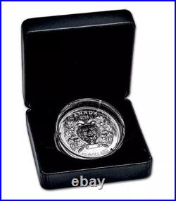 Canada 2025 $50 Heraldic Bear 2.47 oz Pure Proof EHR/UHR Silver Coin. 9999