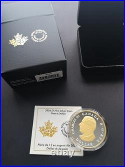 Canada 2026 $1 Fine Silver Coin Peace Silver Dollar