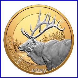 Canada $20 Dollar Pure Silver 99.99 Coin #2, Animal Portraits Elk, 2025