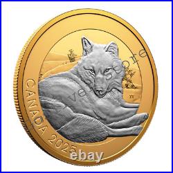 Canada $20 Dollar Pure Silver Coin #3, Animal Portraits Grey Wolf, 2025