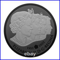 Canada $20 Dollar Pure Silver Queen Elizabeth II's Cypher, 7-Coin Set, 2022