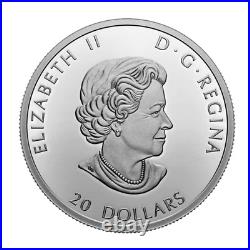Canada $20 Dollars Silver Coin, COLOURFUL BIRDS BLUE JAY, 2021