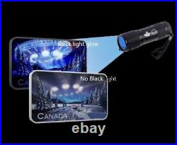 Canada $20 Pure Silver Coin Yukon Encounter Unexplained Phenomena, UFO, 2022