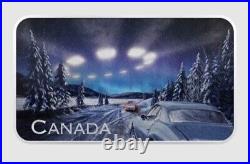 Canada $20 Pure Silver Coin Yukon Encounter Unexplained Phenomena, UFO, 2022