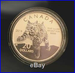 Canada 20-coin $20 / $25 Silver Collection Set with COAs & Case