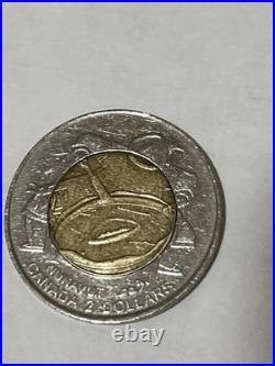 Canada 2 Dollars 1999 Nunavut Rare Misprinted Coin