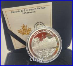 Canada $30 Fine Silver Coin S. S. Keewatin