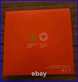 Canada (3) Holiday Coins 2014, 2015 and 2016. Total weight 23.88 Grams 7.96 each