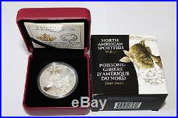 Canada 4 x 1 oz. 99,99 % Fine Silver Coin 4 coins Fish of North America (2015)