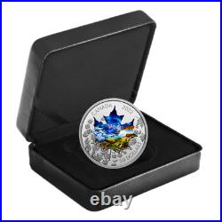 Canada $50 Dollars 3 Oz Oversized Coin, COLLAGE, 99.99% Pure Silver, 2022