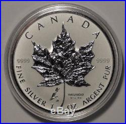 Canada $5 1oz Tulip Privy 1945-2005 Netherland liberation Silver Maple Leaf coin