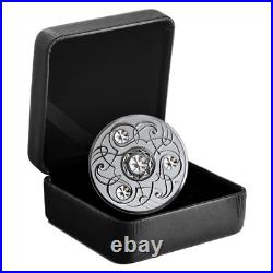 Canada $5 Silver Coin, Birthstone APRIL, Swarovski Crystals, UNC, 2020