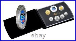 Canada Ancestor Moon Mask $25 Pure Silver, High Relief, 7-Coin Set, 2018