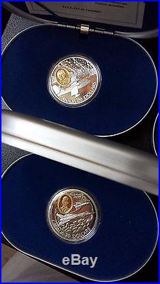 Canada Aviation 10-coin Series 2 1995-1999 Proof Silver $20 Coin Set (NO TAX)