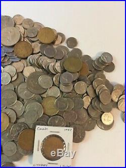 Canada/Canadian mixed coin lot, face value $106 spendable currency, non-silver