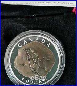 Canada Dinosaur Fine 1 Oz Silver Proof 5 Coin Set