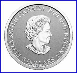 Canada Floral Emblem Silver Coloured Coin Purple Violet New Brunswick 2020