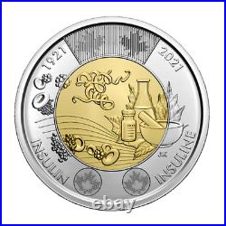 Canada Gift Coin Set, Silver Bullion with Special $2 $1 Dollar & 50c, 2021