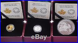Canada Legend of Nanaboozhoo 3 coin lot Gold Platinum Silver NO TAX