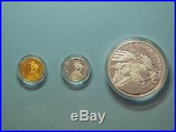 Canada Legend of Nanaboozhoo 3 coin lot Gold Platinum Silver NO TAX