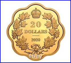 Canada Limited $20 Silver Coin, Iconic Maple Leaves, Masters Club, 2020