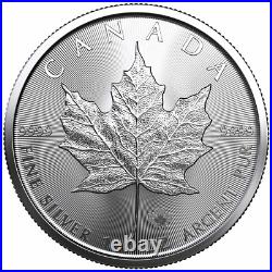 Canada Pure Silver $5 Bullion 0.9999 Maple Leaf Gift 7-Coin Set, 2025