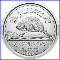 Canada Pure Silver $5 Bullion 0.9999 Maple Leaf Gift 7-Coin Set, 2025