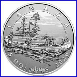 Canada Pure Silver (99.99%) 5 Dollars Coin $5, Hudson's Bay Company, 2020 Canada Pure Silver (99.99%) 5 Dollars Coin $5, Hudson's Bay Company, 2020