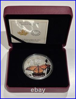 Canada RCM 2017 $50 Fine Silver Coin Monarch Migration