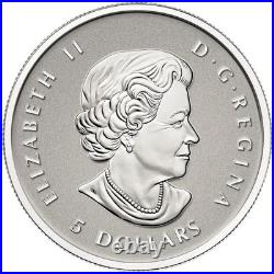 Canada RCM 2 oz 9999 Silver Maple Leaf Fractional Set Red Sugar Maple (2015)