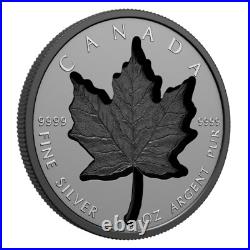 Canada RHODIUM $20 Dollars Super Incuse Silver 99.99% Maple Leaf Coin, 2023
