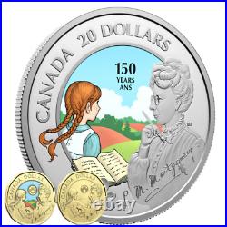 Canada SIlver $20 Coin 150th Anniversary of the Birth L. M. Montgomery, 2024