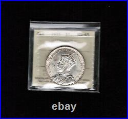 Canada Silver $1 Dollar 1935 First Issue Certified ICCS MS-65 Gem Coin