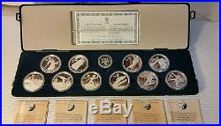 Canada Silver $20 Dollar each, 10 Coin Set, 1988 Calgary Winter Olympics #101669