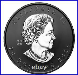 Canada Silver Coin, 1 oz. Fine Silver Coin, Super Incuse Silver Maple Leaf