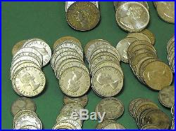 Canada Silver Coin Collection, $100 Face Value Lot of 250 Coins